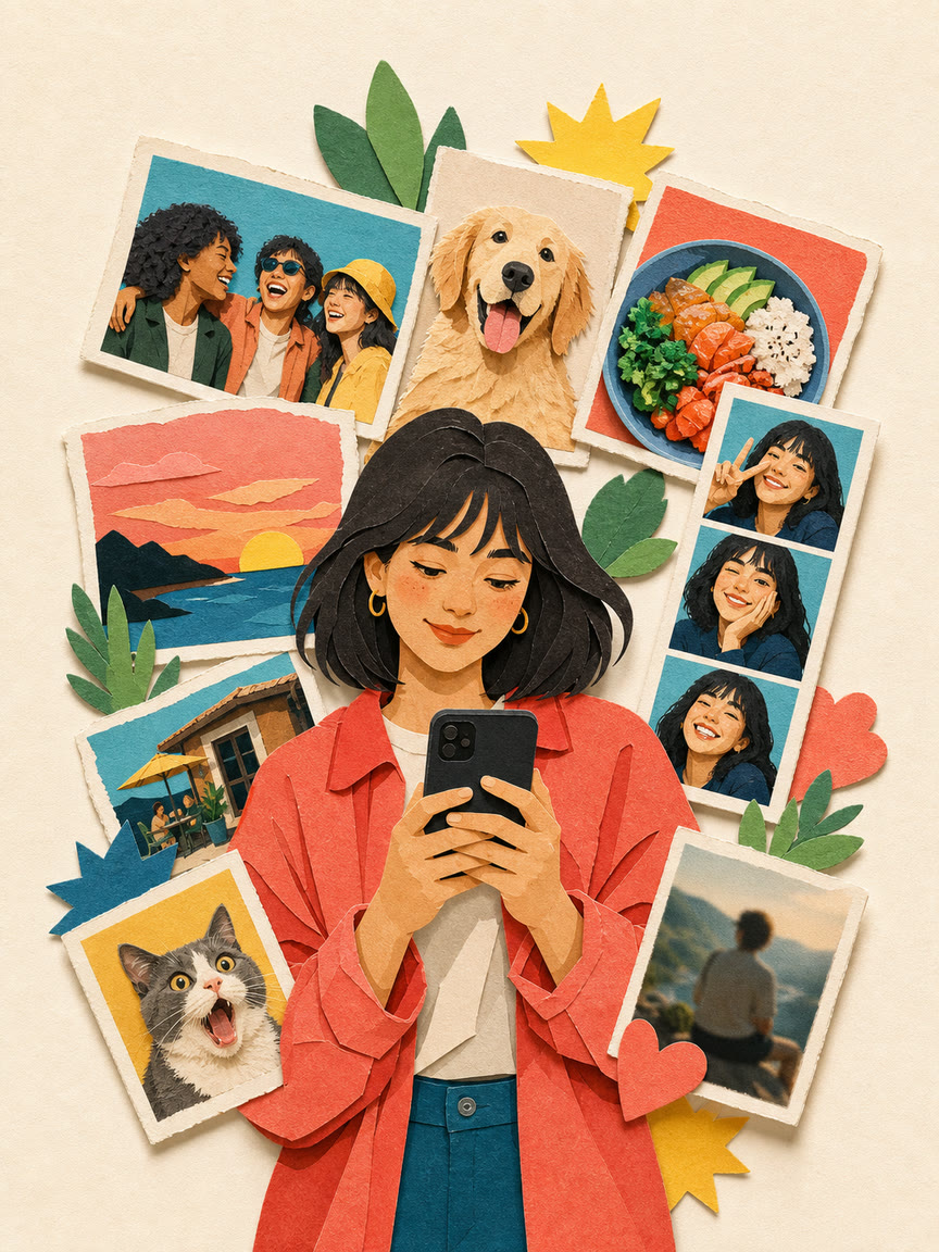 What Does Your Camera Roll Say About You? result card artwork