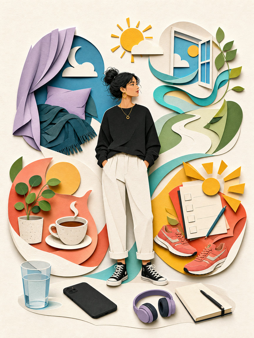 Daily Mood Quiz result card artwork