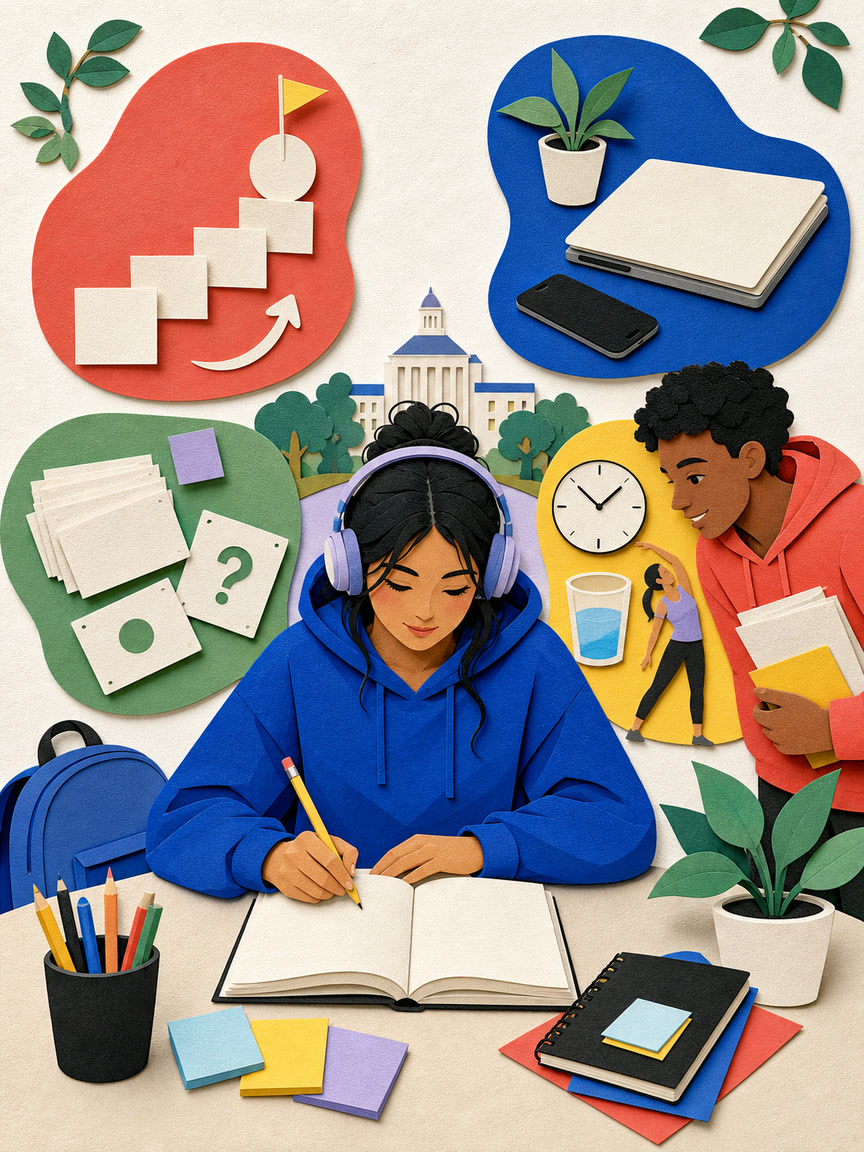 Study Focus Personality Test result card artwork