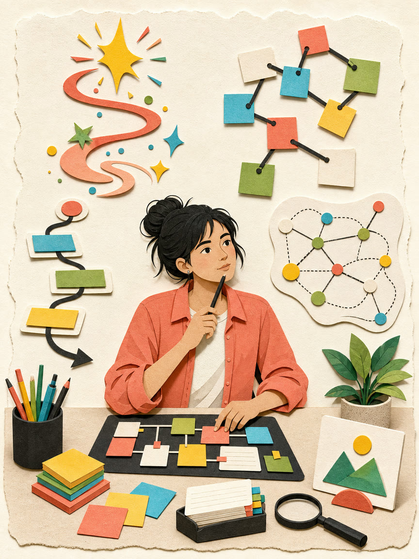 Thinking Style Personality Quiz result card artwork